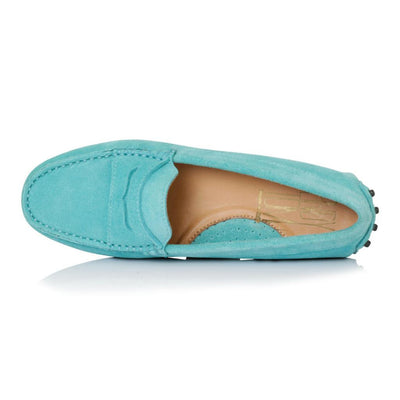 Turquoise Suede