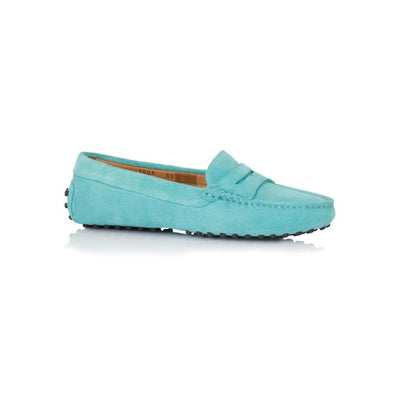 Turquoise Suede
