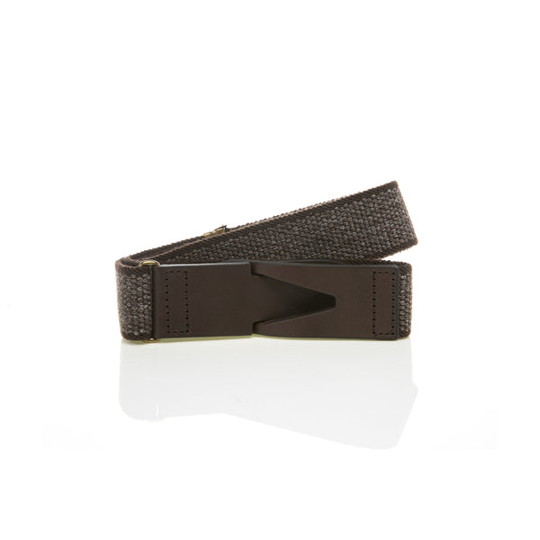 Riga belt - Chocolate Brown Marl