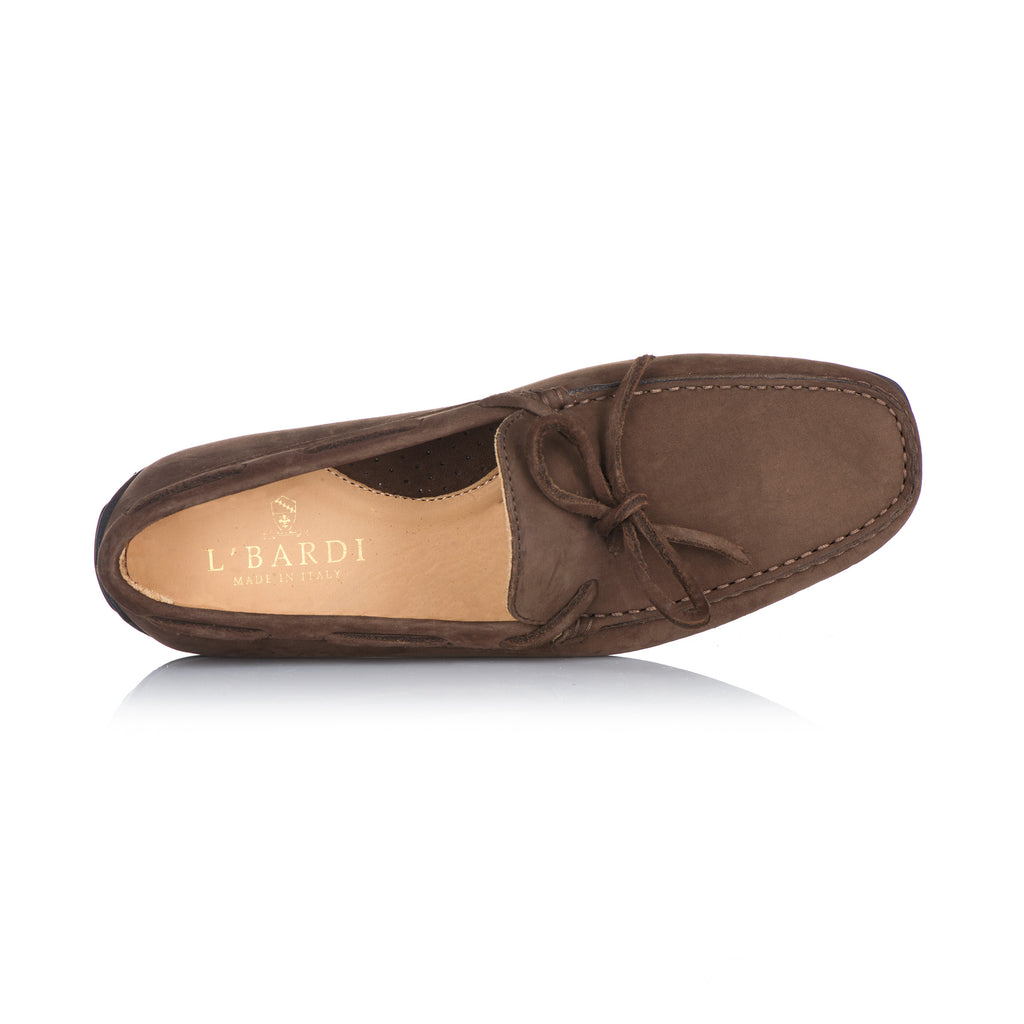 Chocolate Brown Nubuck with Hard City Sole