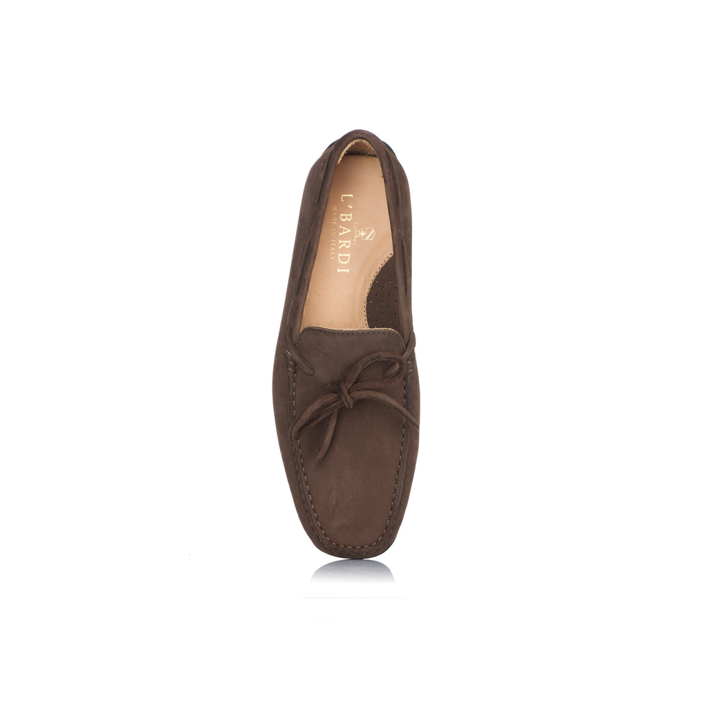Chocolate Brown Nubuck with Hard City Sole